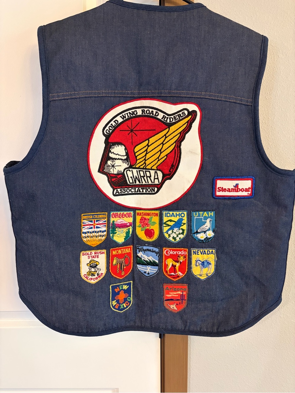 1980’s Men’s Carhartt Denim Sherpa W/ Vintage Motorcycle Patches Size XL - Picture 5 of 10